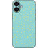 Teal and Yellow Polka Dots iPhone 16 Plus Skin